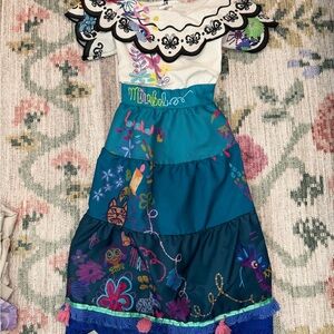 Encanto Colorful Embroidered Dress